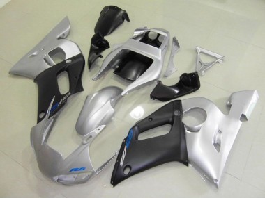 Carénage Moto R6 98-02 - Noir Argent