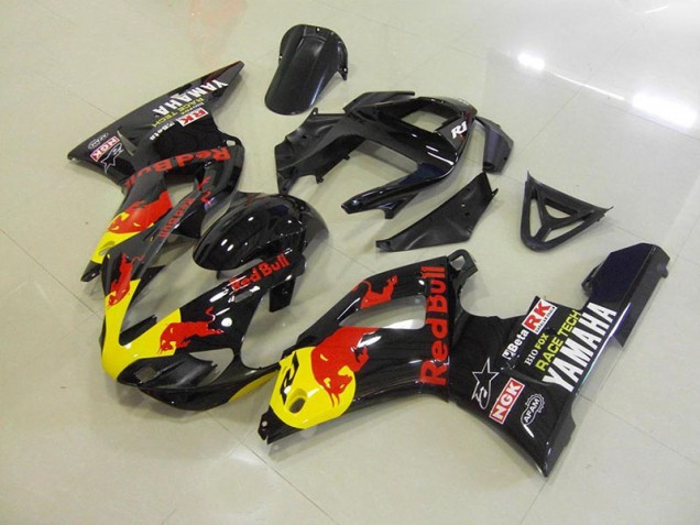 Carénage Moto R1 00-01 - Noir Red Bull Carénage Moto R1 00-01 - Noir Red Bull