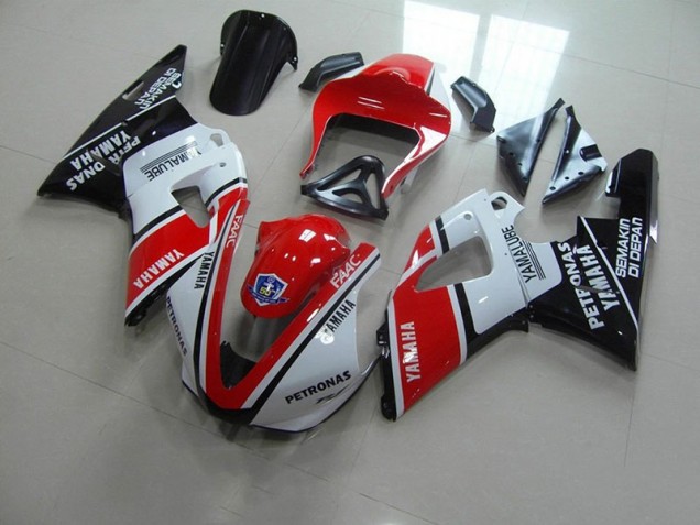 Carénage Moto R1 00-01 - Rouge Blanc Yamalube Courses Carénage Moto R1 00-01 - Rouge Blanc Yamalube Courses