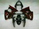 Carénage Moto ZX6R 00-02 - Noir Rouge Flamme