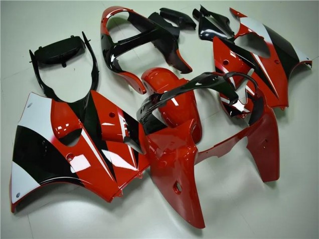 Carénage Moto ZX6R 00-02 - Rouge Noir Blanc Carénage Moto ZX6R 00-02 - Rouge Noir Blanc