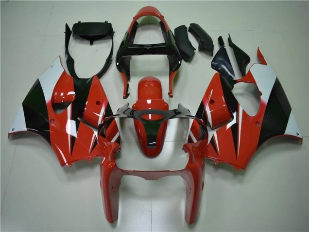 Carénage Moto ZX6R 00-02 - Rouge Noir Blanc Carénage Moto ZX6R 00-02 - Rouge Noir Blanc