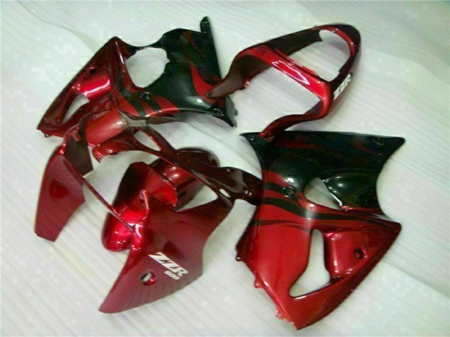 Carénage Moto ZX6R 00-02 - Rouge Noir Carénage Moto ZX6R 00-02 - Rouge Noir