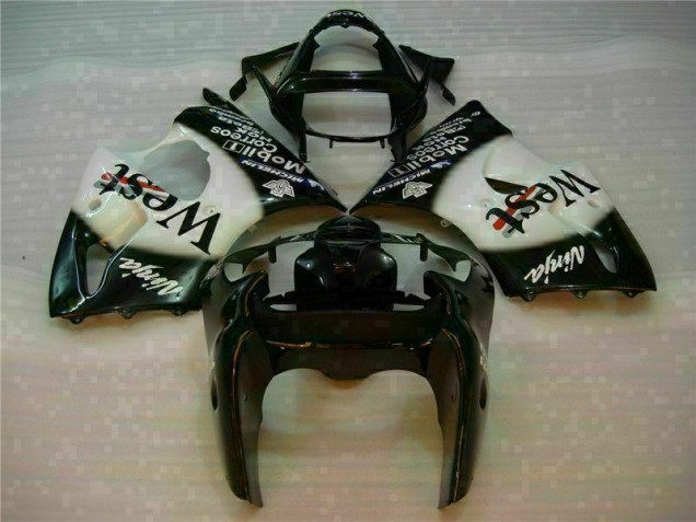 Carénage Moto ZX6R 00-02 - Noir West Ninja