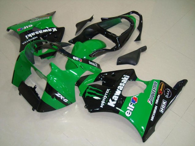 Carénage Moto ZX6R 00-02 - Vert Monster Carénage Moto ZX6R 00-02 - Vert Monster
