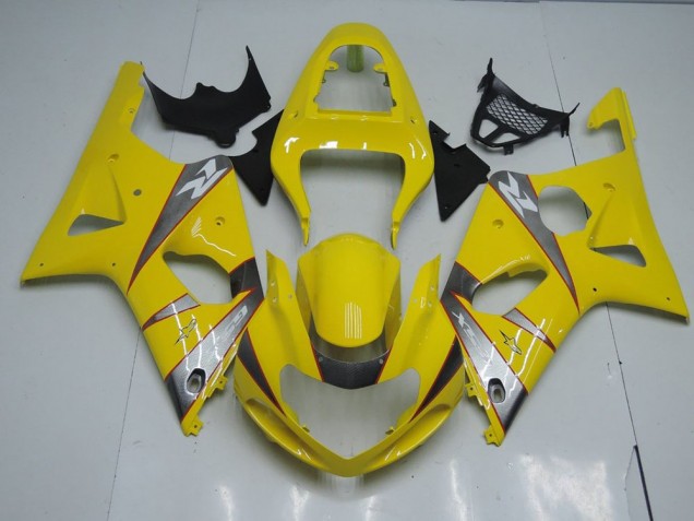 Carénage Moto GSXR 1000 K1 00-02 - Jaune et Gris Carénage Moto GSXR 1000 K1 00-02 - Jaune et Gris
