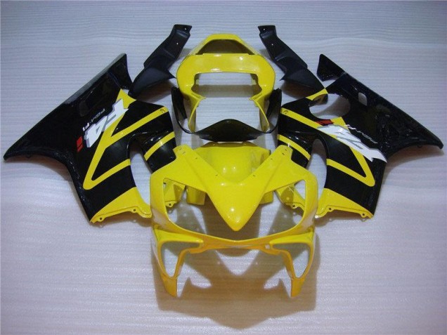 Carrosserie Moto CBR 600 F4i 01-03 - Jaune Noir Carrosserie Moto CBR 600 F4i 01-03 - Jaune Noir