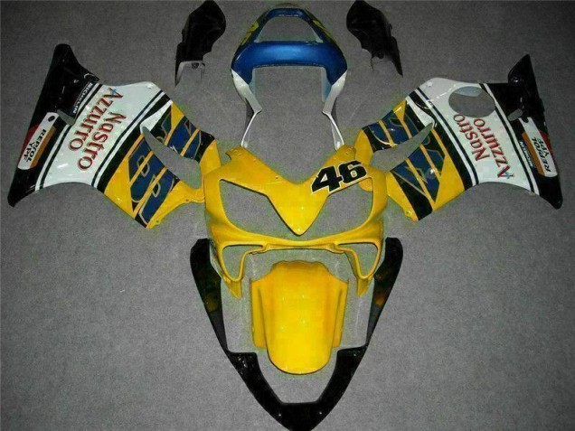 Carénage Moto CBR 600 F4i 01-03 - Jaune Blanc Carénage Moto CBR 600 F4i 01-03 - Jaune Blanc