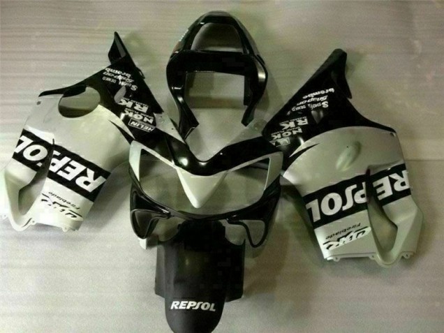 Carénage Moto CBR 600 F4i 01-03 - Noir Argent Repsol Carénage Moto CBR 600 F4i 01-03 - Noir Argent Repsol