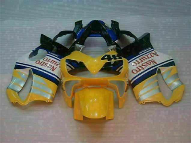 Carénage Moto CBR 600 F4i 01-03 - Jaune Argent Nastro Azzurro Carénage Moto CBR 600 F4i 01-03 - Jaune Argent Nastro Azzurro