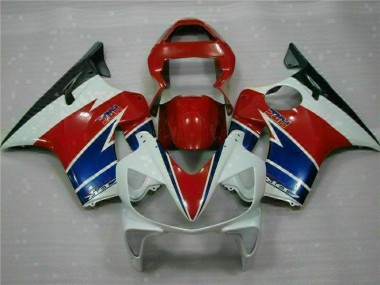 Carénage Moto CBR 600 F4i 01-03 - Rouge Blanc Bleu