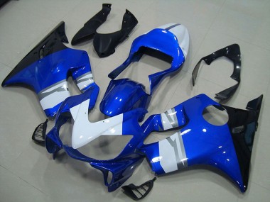Carénage Moto CBR 600 F4i 01-03 - Blanc Bleu Noir