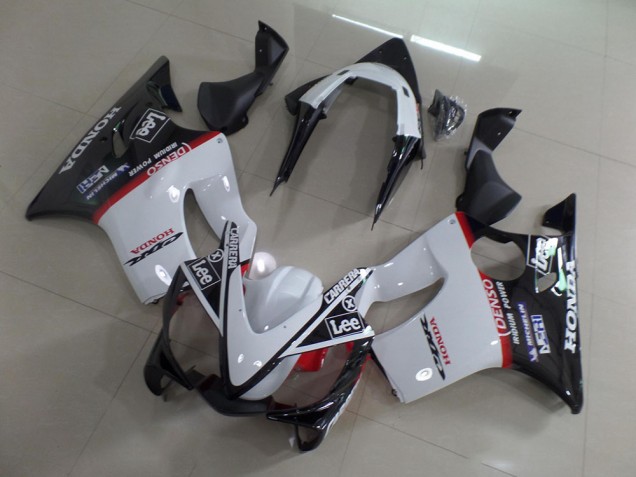 Carénage Moto CBR 600 F4i 01-03 - Blanc Noir Carrera Lee Carénage Moto CBR 600 F4i 01-03 - Blanc Noir Carrera Lee
