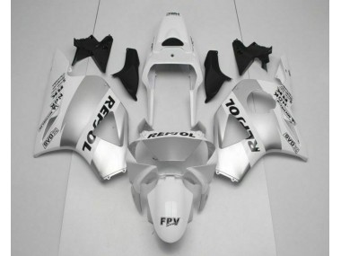 Carénage Moto CBR 900 RR 954RR 02-03 - Blanc Argent Noir Repsol