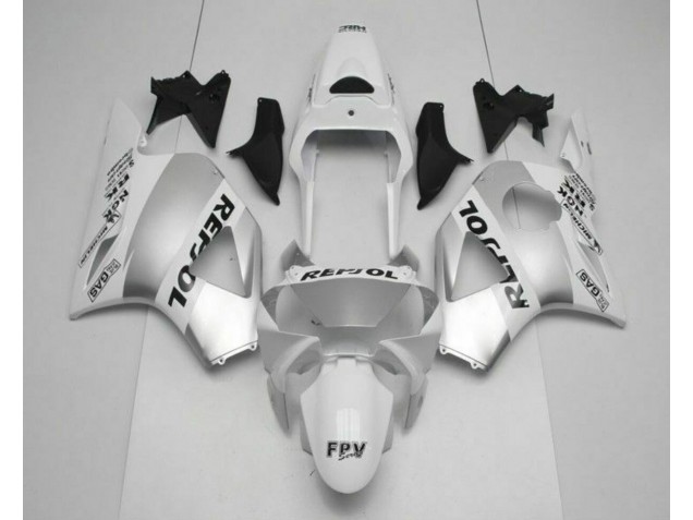 Carénage Moto CBR 900 RR 954RR 02-03 - Blanc Argent Noir Repsol