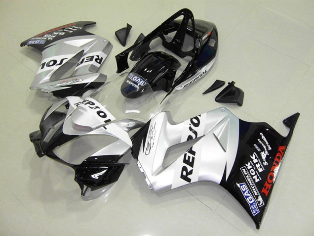 Carénages Moto VFR 800 02-13 - Argent Repsol Carénages Moto VFR 800 02-13 - Argent Repsol