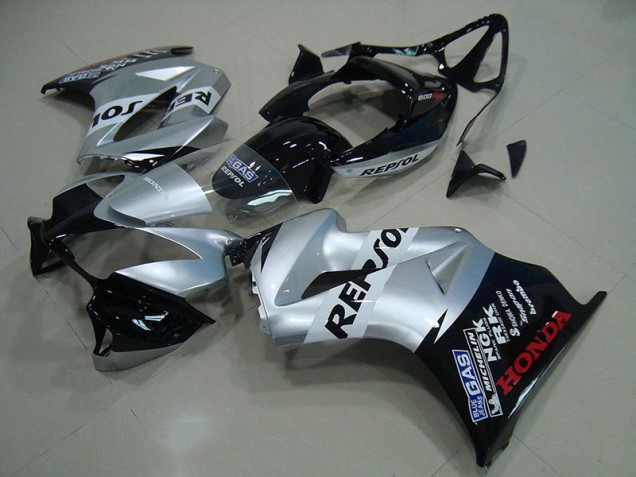 Carénage Moto VFR 800 02-13 - Argent Repsol