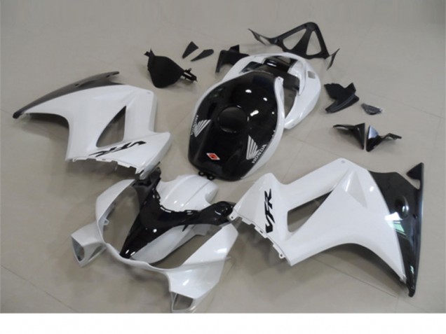 Kit Carénages Motos Complet VFR 800 02-13 - Blanc Noir Kit Carénages Motos Complet VFR 800 02-13 - Blanc Noir
