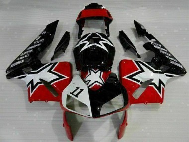 Carénage Moto CBR 600 RR 03-04 - Noir Blanc 11