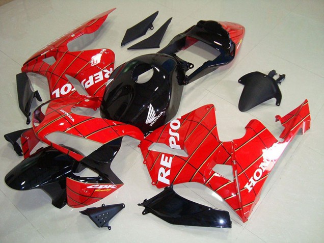 Carénage Moto CBR 600 RR 03-04 - Noir Spider Man Repsol Carénage Moto CBR 600 RR 03-04 - Noir Spider Man Repsol