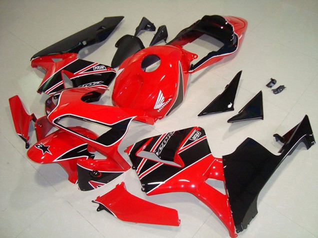 Kit Carénages Motos & Plastique CBR 600 RR 03-04 - Rouge Noir Kit Carénages Motos & Plastique CBR 600 RR 03-04 - Rouge Noir