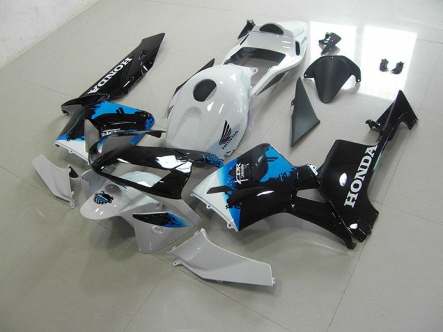 Carénages Moto CBR 600 RR 03-04 - Blanc Noir Bleu Carénages Moto CBR 600 RR 03-04 - Blanc Noir Bleu