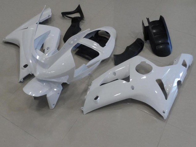 Carénage Moto ZX6R 03-04 - Blanc Carénage Moto ZX6R 03-04 - Blanc