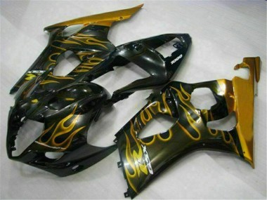 Carénage Moto GSXR 1000 K3 03-04 - Or Noir