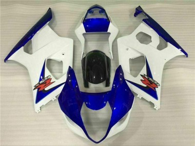 Carénage Moto GSXR 1000 K3 03-04 - Blanc Bleu