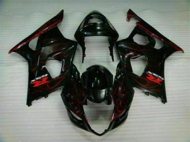 Carénage Moto GSXR 1000 K3 03-04 - Rouge Flamme