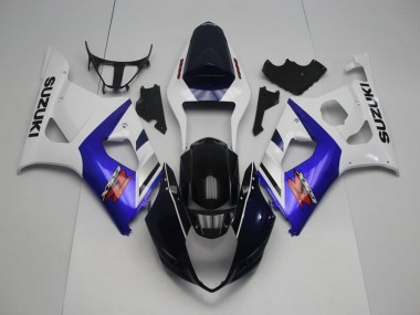 Carénage Moto GSXR 1000 K3 03-04 - Bleu Foncé Devant et Bleu