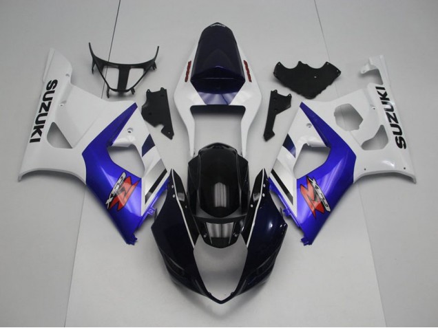 Carénage Moto GSXR 1000 K3 03-04 - Bleu Foncé Devant et Bleu
