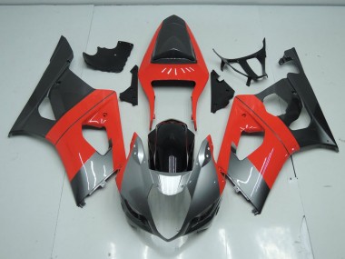 Carénage Moto GSXR 1000 K3 03-04 - Rouge et Gris