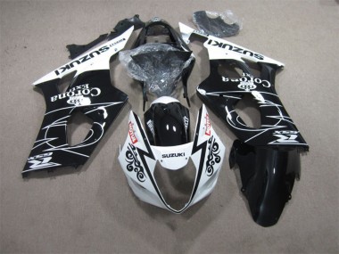 Carénage Moto GSXR 1000 K3 03-04 - Noir Blanc Corona Extra Motul