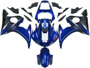 Carénage Moto R6 03-05 - Bleu Noir