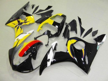 Carénage Moto R6 03-05 - Moon Noir Jaune