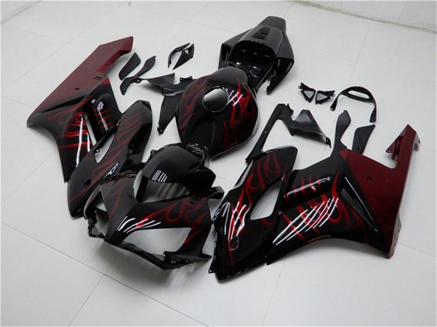Carrosserie Moto CBR 1000 RR 04-05 - Rouge Noir Carrosserie Moto CBR 1000 RR 04-05 - Rouge Noir