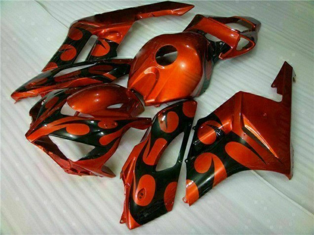Carénages Moto CBR 1000 RR 04-05 - Orange Noir Carénages Moto CBR 1000 RR 04-05 - Orange Noir