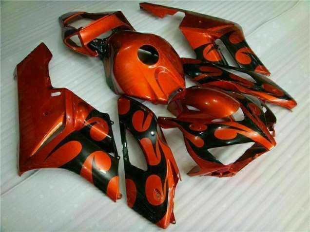 Carénages Moto CBR 1000 RR 04-05 - Orange Noir Carénages Moto CBR 1000 RR 04-05 - Orange Noir