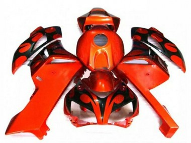Carénages Moto CBR 1000 RR 04-05 - Orange Noir