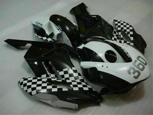 Carénages Moto CBR 1000 RR 04-05 - Blanc Noir Carénages Moto CBR 1000 RR 04-05 - Blanc Noir