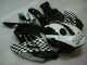 Carénages Moto CBR 1000 RR 04-05 - Blanc Noir Carénages Moto CBR 1000 RR 04-05 - Blanc Noir