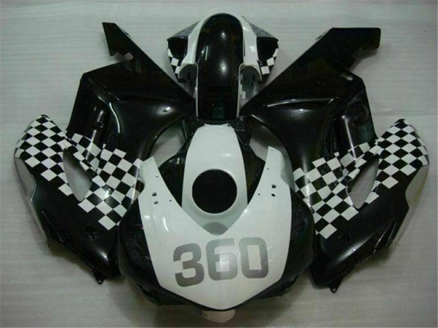 Carénages Moto CBR 1000 RR 04-05 - Blanc Noir Carénages Moto CBR 1000 RR 04-05 - Blanc Noir