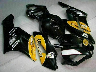 Carénage Moto CBR 1000 RR 04-05 - Jaune Noir