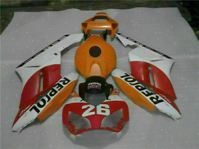 Carénage Moto CBR 1000 RR 04-05 - Orange Rouge Repsol 26 Carénage Moto CBR 1000 RR 04-05 - Orange Rouge Repsol 26