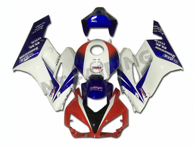 Carénage Moto CBR 1000 RR 04-05 - Blanc Bleu Rouge Carénage Moto CBR 1000 RR 04-05 - Blanc Bleu Rouge