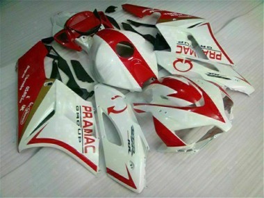 Kit Carénages Motos & Plastique CBR 1000 RR 04-05 - Blanc Rouge