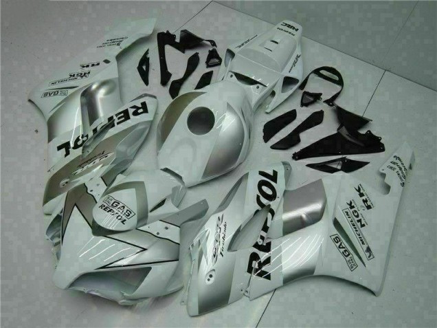 Carénages Moto CBR 1000 RR 04-05 - Argent Blanc Repsol Carénages Moto CBR 1000 RR 04-05 - Argent Blanc Repsol