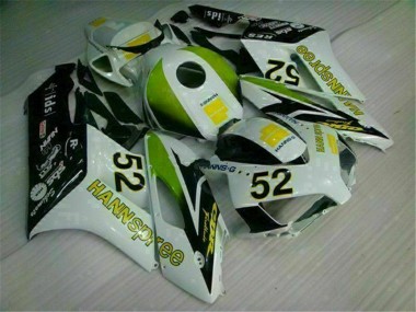 Carénage Moto CBR 1000 RR 04-05 - Blanc Vert Hannspree 52