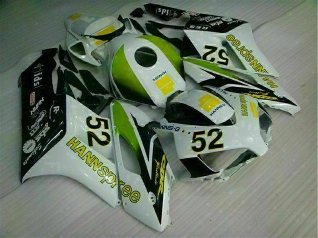 Carénage Moto CBR 1000 RR 04-05 - Blanc Vert Hannspree 52